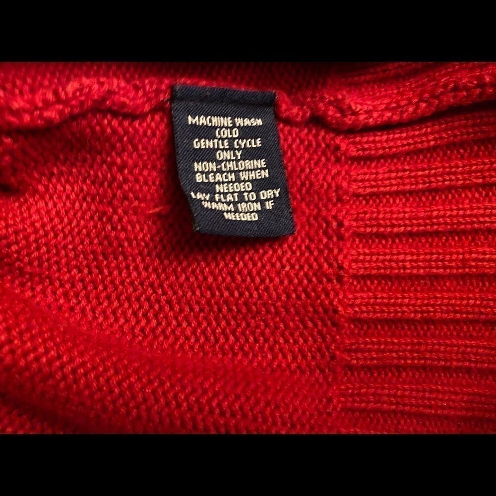 Chaps East . 1978solid Turtleneck Knitsweater - image 3